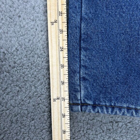 LL Bean Jeans Men's 34x29 Blue Denim Fleece Lined Classic Fit Vintage - Picture 6 of 12